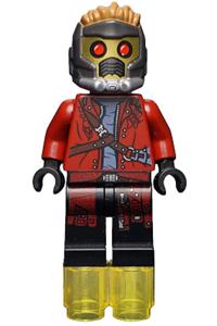 Star-Lord Minifigure - Star-Lord wearing a mask and open jacket - sh127