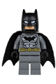 Batman with Dark Bluish Gray Suit, Gold Belt, Black Hands, Spongy Cape - sh151