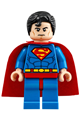 Superman - Blue Suit, Dual Sided Head with Red Eyes on Reverse, Spongy Soft Knit Cape - sh156