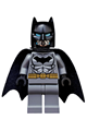 Batman with Dark Bluish Gray Suit, Gold Belt, Black Hands, Spongy Cape, Scuba Mask Head - sh162