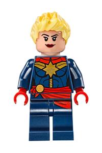 Captain Marvel Minifigure - Captain Marvel with a red sash - sh226