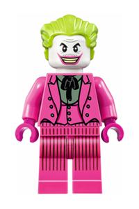 The Joker Minifigure - The Joker wearing a dark pink suit - sh238