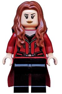 Scarlet Witch Minifigure - Scarlet Witch with a fabric skirt - sh256