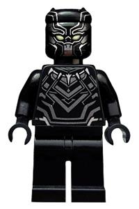 Black Panther Minifigure - Black Panther with teeth necklace - sh263