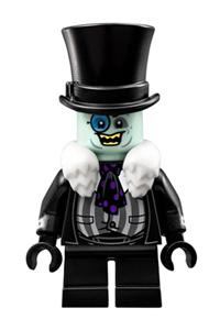 The Penguin Minifigure - The Penguin with a white fur collar - sh314