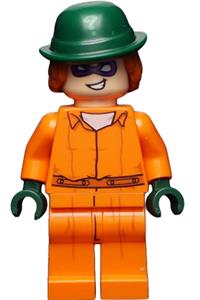 The Riddler Minifigure - The Riddler wearing prison jumpsuit - sh344