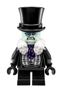 The Penguin Minifigure - The Penguin with scowling face - sh351