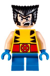 Wolverine Minifigure - Wolverine with short legs - sh364