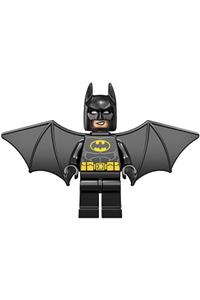 Batman Minifigure - Batman with black wings and black hehdband - sh402
