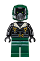 Vulture, Dark Green Flight Suit, Black Bomber Jacket - sh403