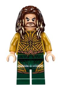 Aquaman with dark brown long hair sh429