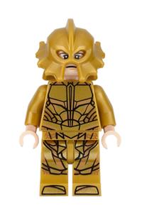 Atlantean Guard Minifigure - Atlantean Guard with angry expression - sh430