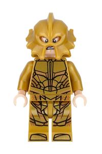 Atlantean Guard Minifigure - Atlantean Guard with scared expression - sh432