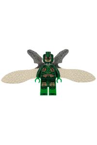 Parademon Minifigure - A dark green Parademon with extended wings - sh439