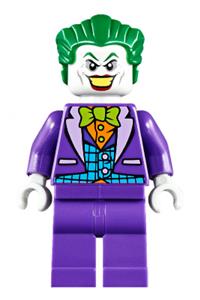 The Joker Minifigure - The Joker wearing a lime bow tie - sh515