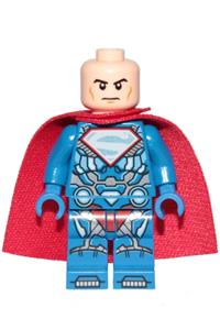Lex Luthor Minifigure - Lex Luthor wearing Superman armor - sh519