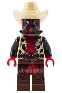 Sheriff Deadpool Minifigure - Sheriff Deadpool from Comic-Con 2018 - sh520