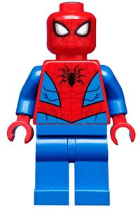 Spider-Man - dark red web pattern, blue legs sh546