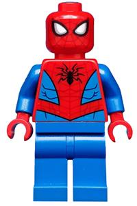 Spider-Man - dark red web pattern, blue legs sh546
