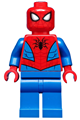 Spider-Man - dark red web pattern, blue legs - sh546