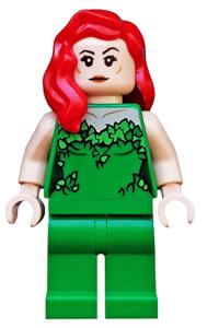 Poison Ivy Minifigure - Poison Ivy wearing a green outfit - sh550