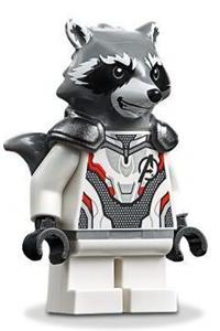 Rocket Raccoon Minifigure - Rocket Raccoon in a white jumpsuit - sh569