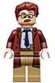 Commissioner Gordon with reddish brown hair and coat - sh591