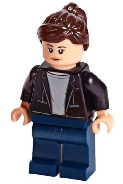 sh601 NEW LEGO Maria Hill Black Jacket FROM SET 40343 SPIDER-MAN FAR FROM HOME 