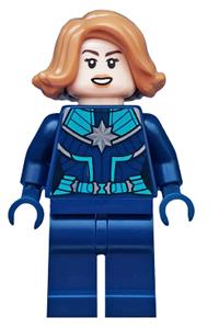Captain Marvel Minifigure - Captain Marvel 'Vers' in Kree Starforce Uniform - sh605