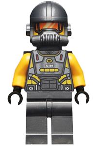 Aim agent Minifigure - Agent with a backpack - sh669