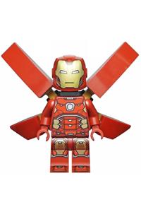 Iron Man with Silver Hexagon on Chest, Wings without Stickers sh673