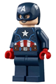 Captain America - Dark Blue Suit, Red Hands, Helmet - sh686