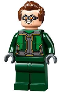 Dr. Octopus Minifigure - Dr. Octopus (Otto Octavius) \ Doc Ock with dark green suit - sh707