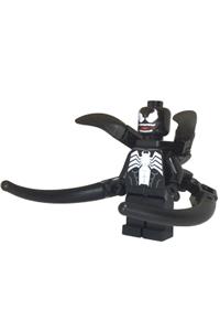 Venom Minifigure - Venom with 2 long and 2 short appendages - sh711