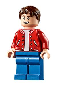 Peter Parker Minifigure - Peter Parker wearing a red jacket - sh714