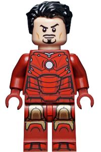 Iron Man Mark 3 Armor, Black Hair, Dark Red Arms sh739