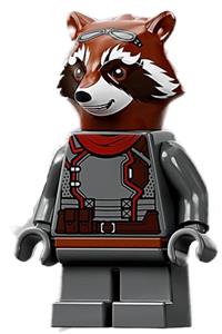 Rocket Raccoon - Dark Bluish Gray Outfit sh742