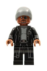 Nick Fury - dark bluish gray beanie sh758