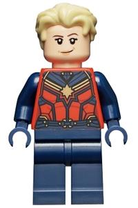 Captain Marvel Minifigure - Captain Marvel with dark blue hands - sh772