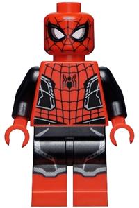 Spider-Man - Black and Red Suit, Small Black Spider, Silver Trim (Upgraded Suit) sh782