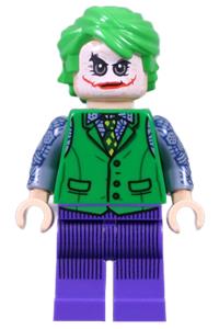 The Joker Minifigure - The Joker with a green vest and printed arms - sh792