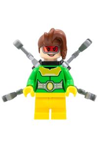 Doc Ock Minifigure - Female Doc Ock with medium legs - sh796