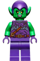 Green Goblin - Bright Green, Dark Purple Outfit, Plain Legs - sh813