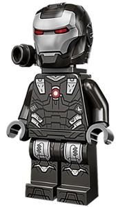 War Machine - pearl dark gray and silver armor with backpack sh819