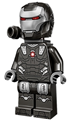 War Machine - pearl dark gray and silver armor with backpack - sh819