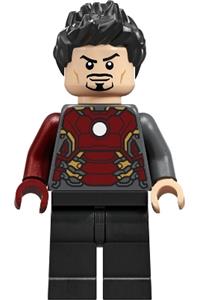 Tony Stark - Dark Bluish Gray Iron Man Suit with Dark Red Right Arm sh850