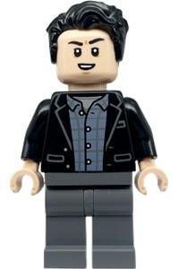 Bruce Banner Minifigure - Bruce Banner with dark bluish gray legs - sh854