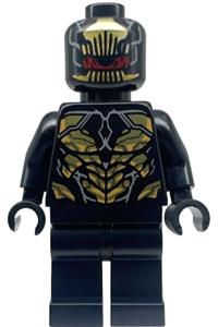 Outrider Minifigure - Outrider with short dark bluish gray tips at the neck - sh872