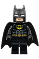 Batman - black suit, gold belt, cowl with white eyes - sh886