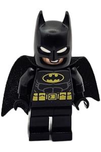 Batman - Black Suit, Yellow Belt, Cowl with White Eyes, Lopsided Grin \/ Open Mouth Smile with Teeth sh902